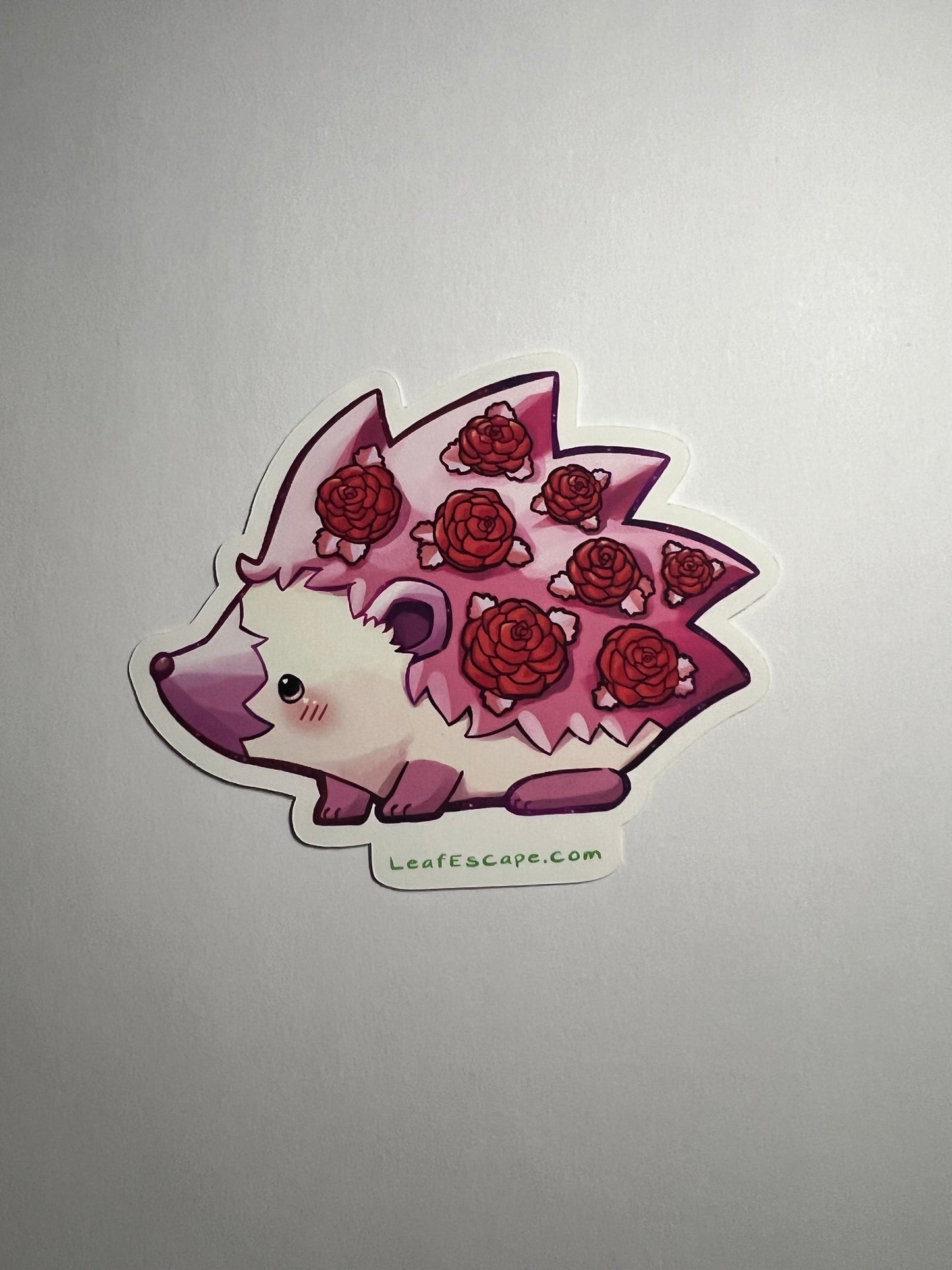 Flower Hedgehog Sticker