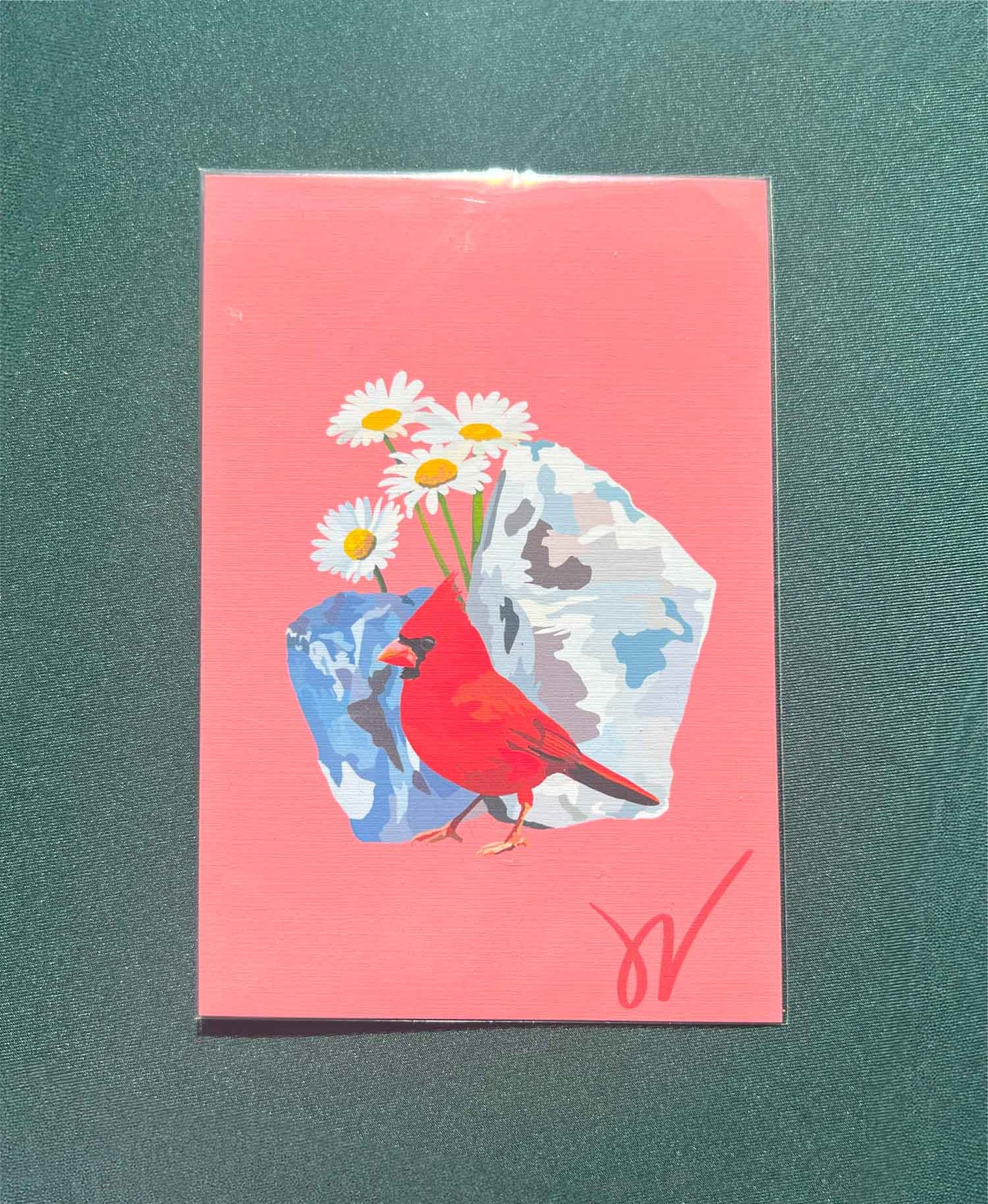 April Cardinal Print