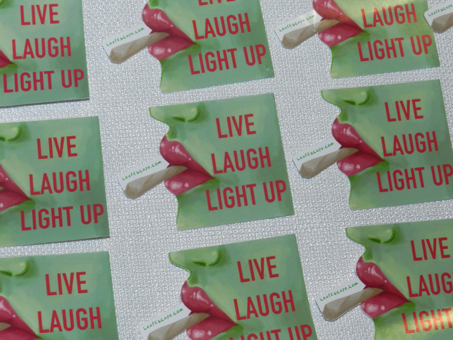 Live Laugh Light Up Sticker