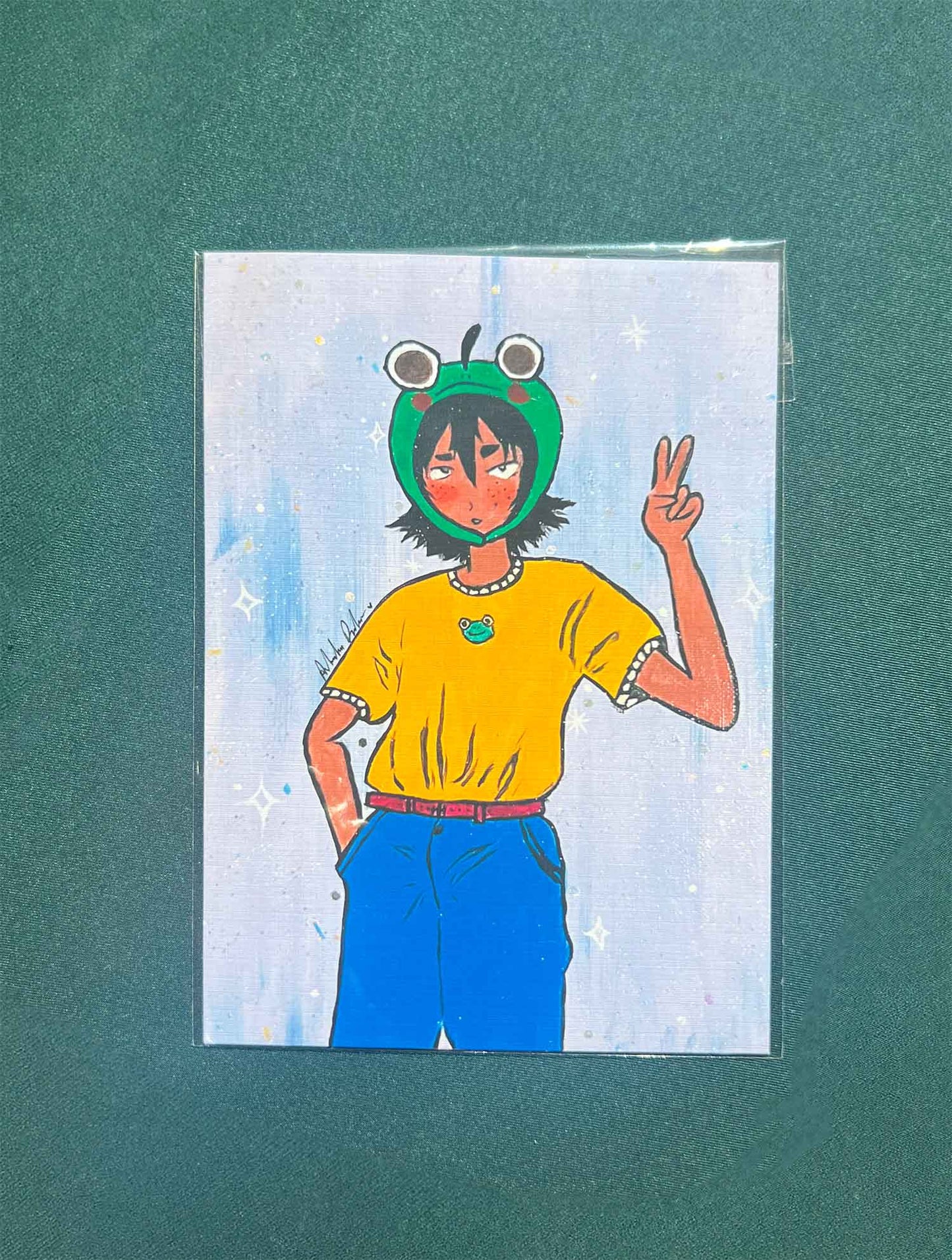 Frog Face Print