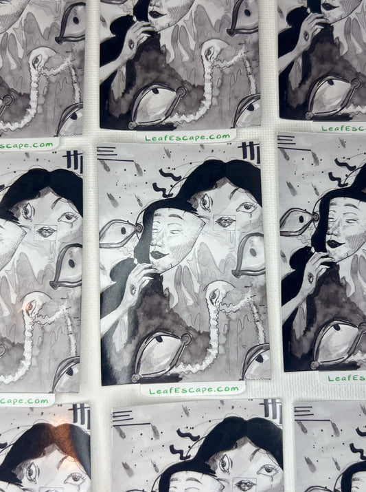 Two Faces Sticker