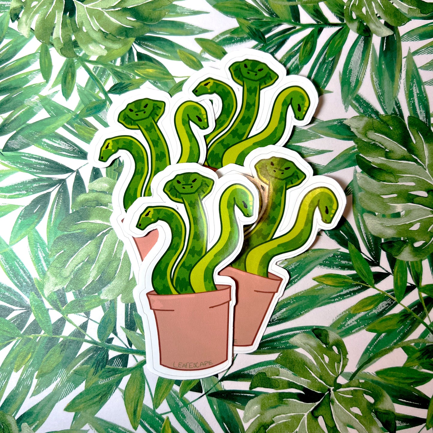 Sssnake Plant Sticker