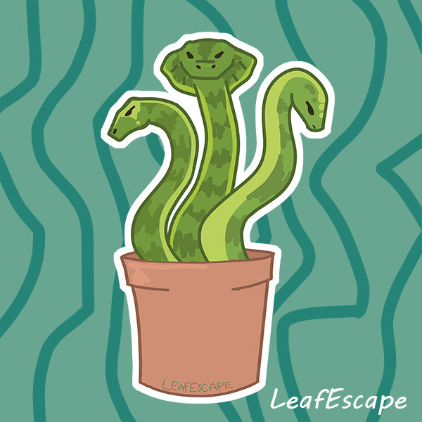 Sssnake Plant Sticker