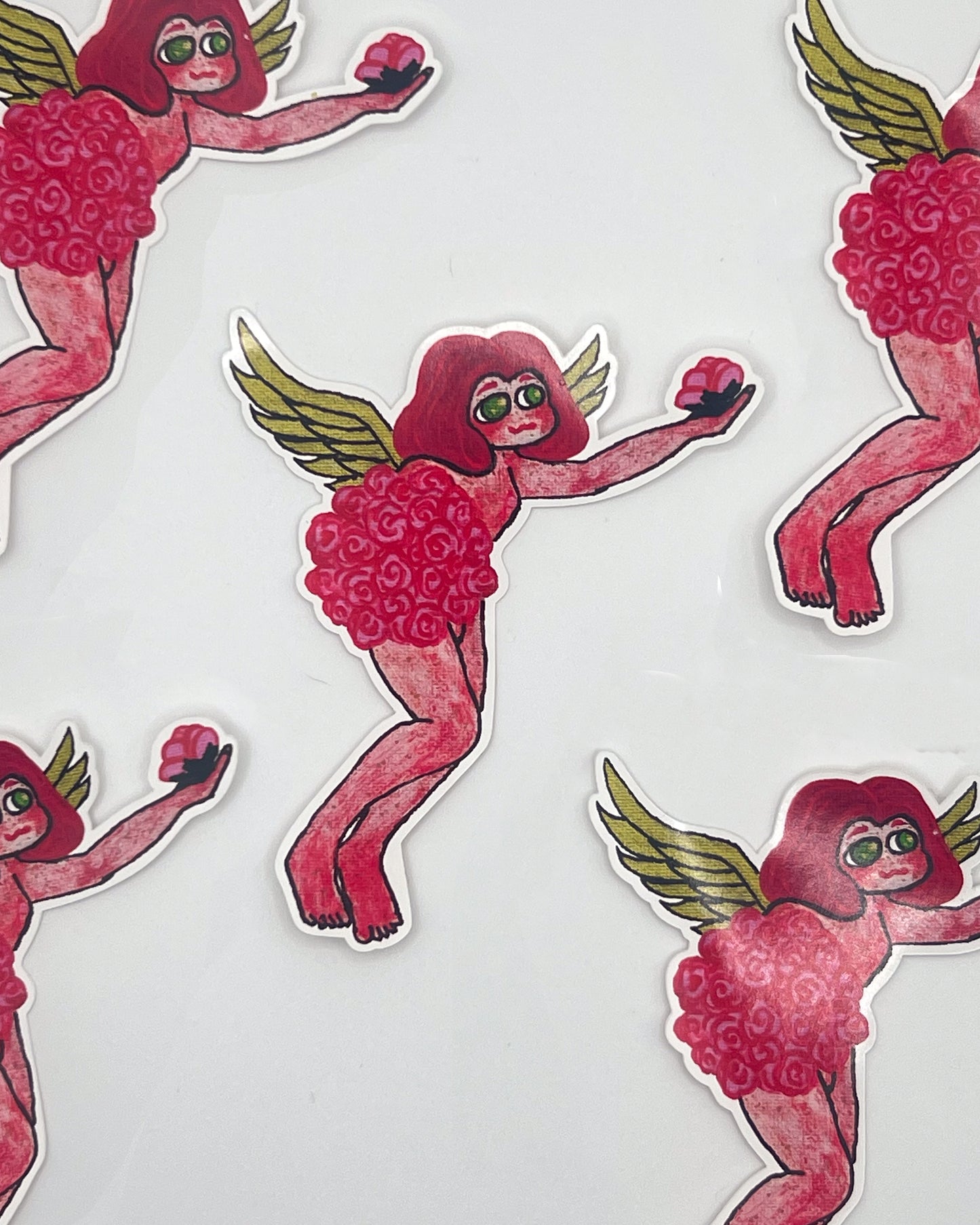 Rose Angel 2 Sticker