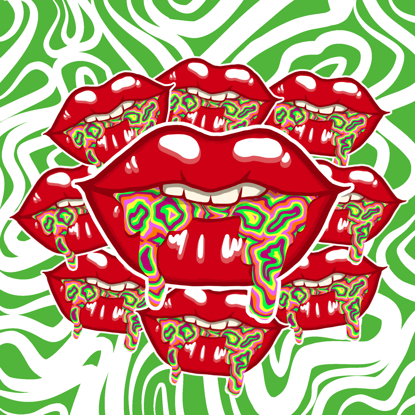 Drool Sticker