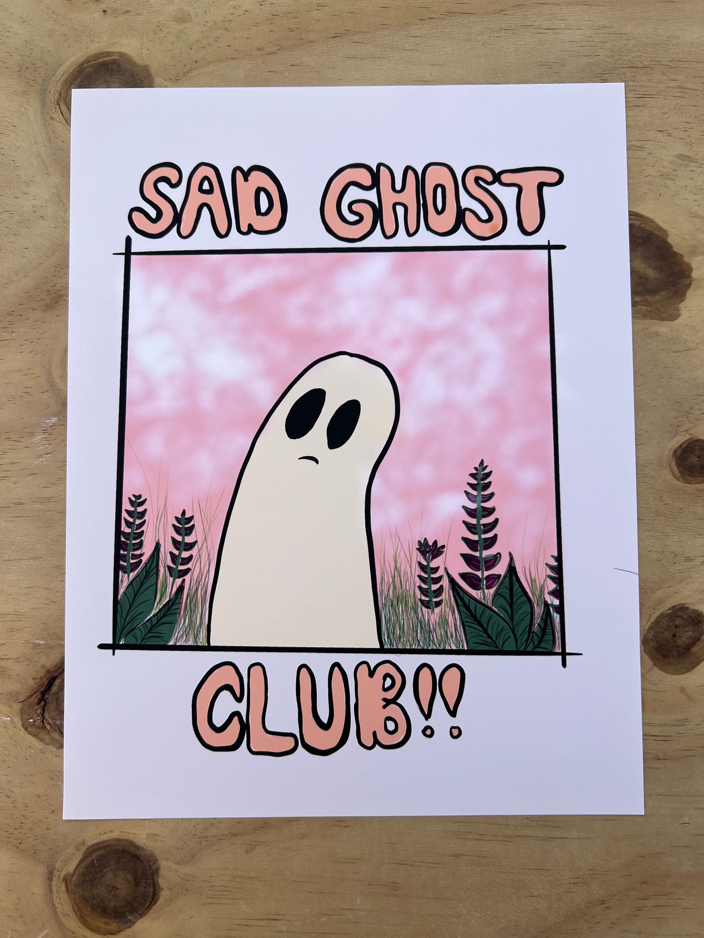 Sad Ghost Club Print