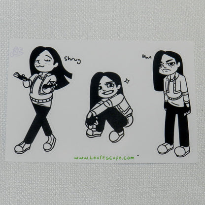 Silly AG Sticker Sheet #1