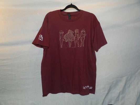Mushroom Ladies Block Print Shirts