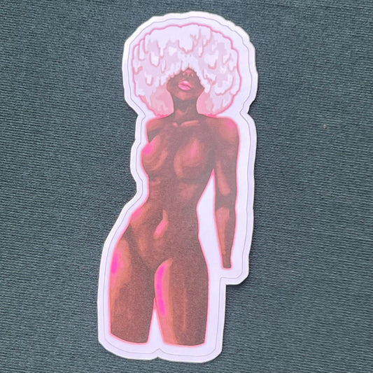 Mushroom Lady 4 Sticker