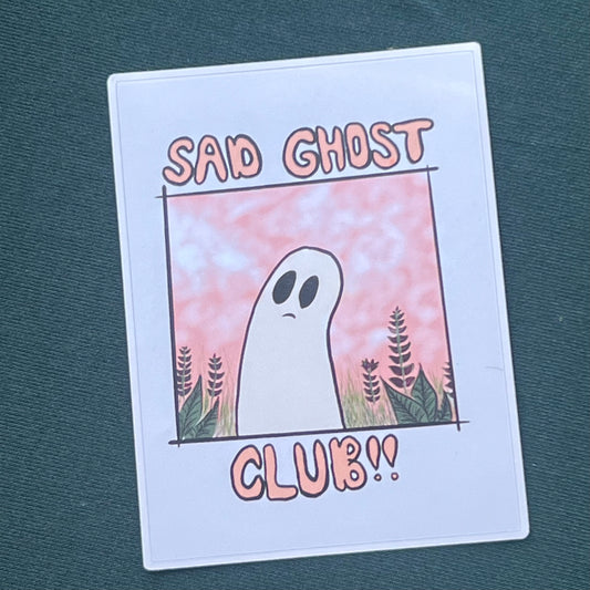 Sad Ghost Club Sticker