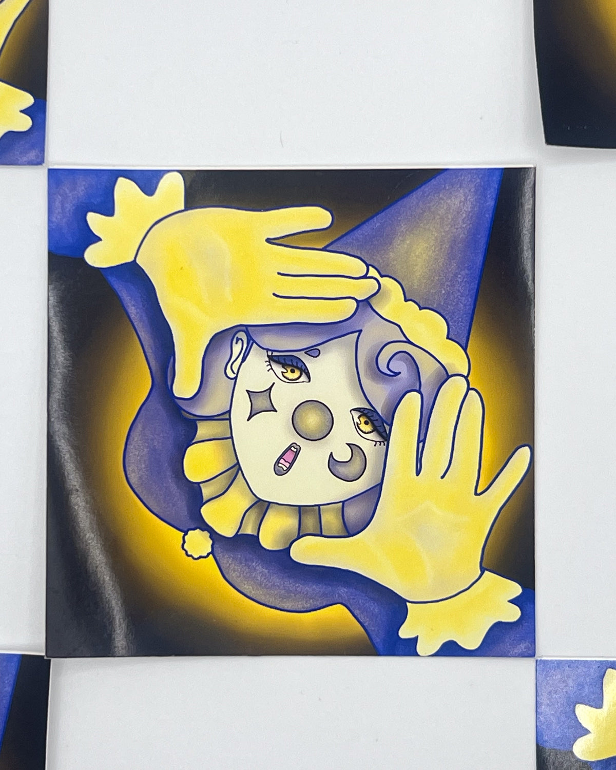 Miela the Clown Sticker