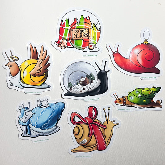 Gift Snail Stickers