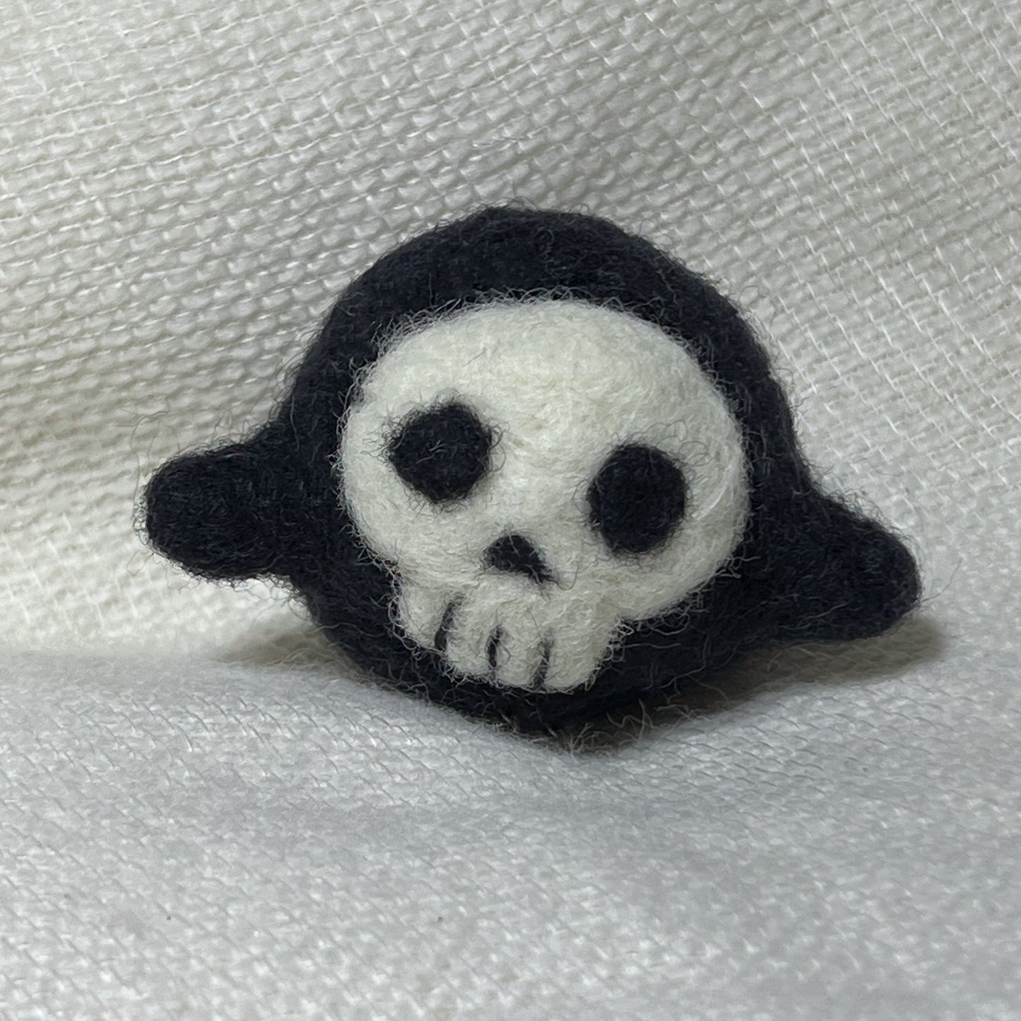 Needle Felted Chibi Death