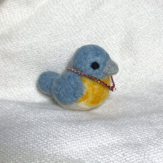 Needle Felted Dawn the Bluebird