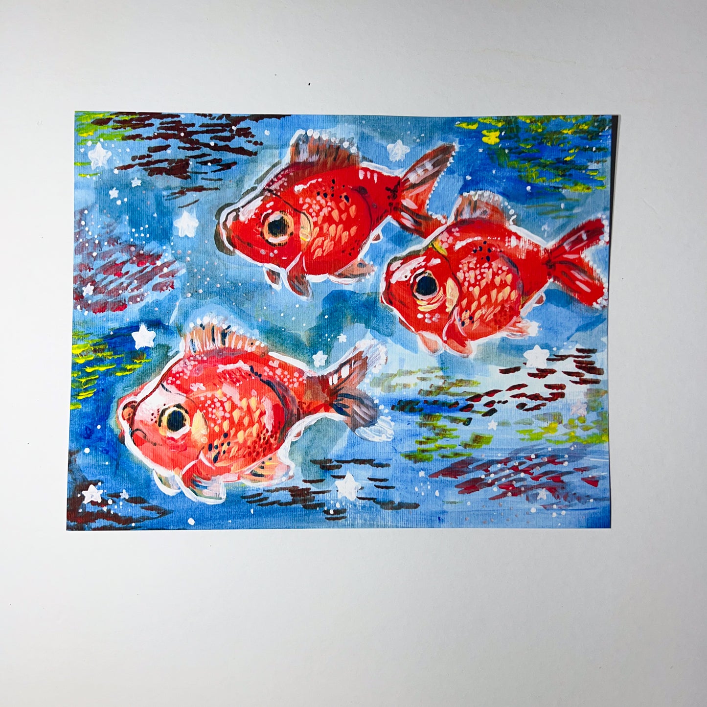 Interstellar Goldfish Print