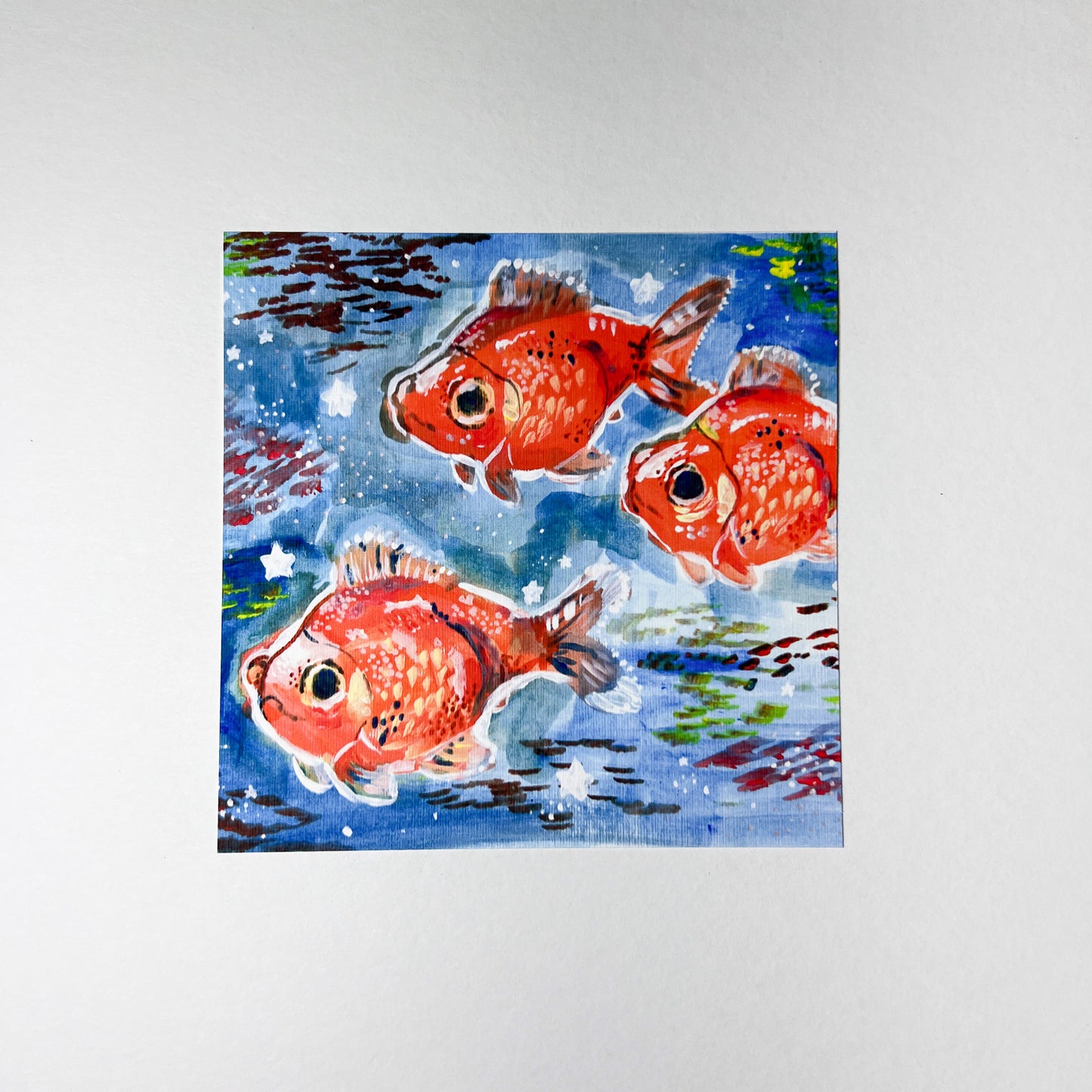 Interstellar Goldfish Print