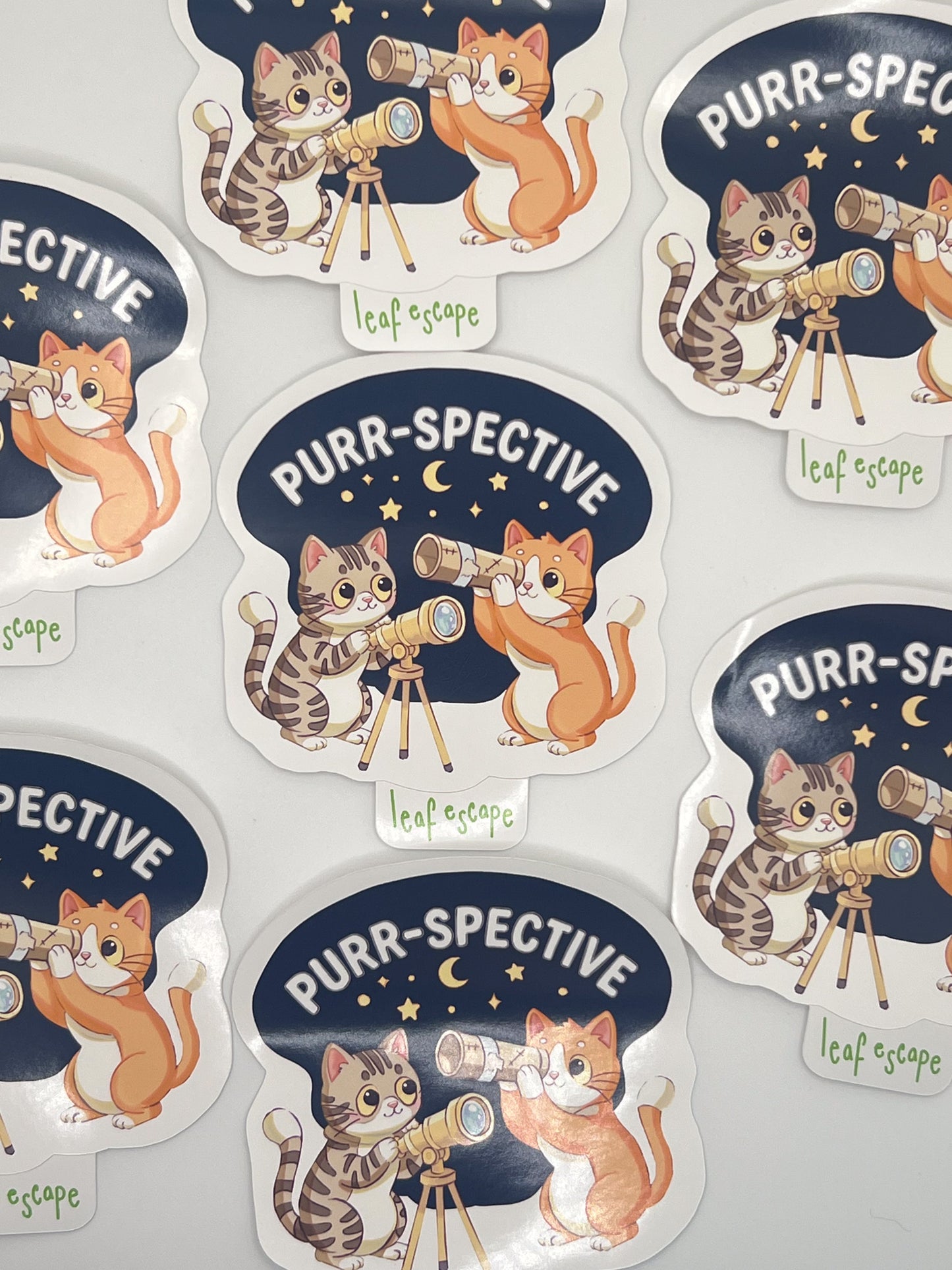 Purr-sepective Sticker