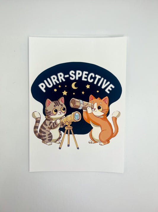 Purr-spective Print
