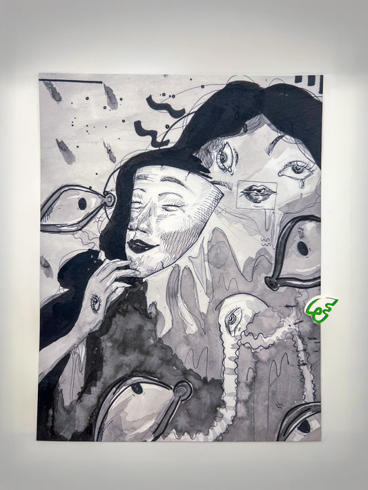 Two Faces Print