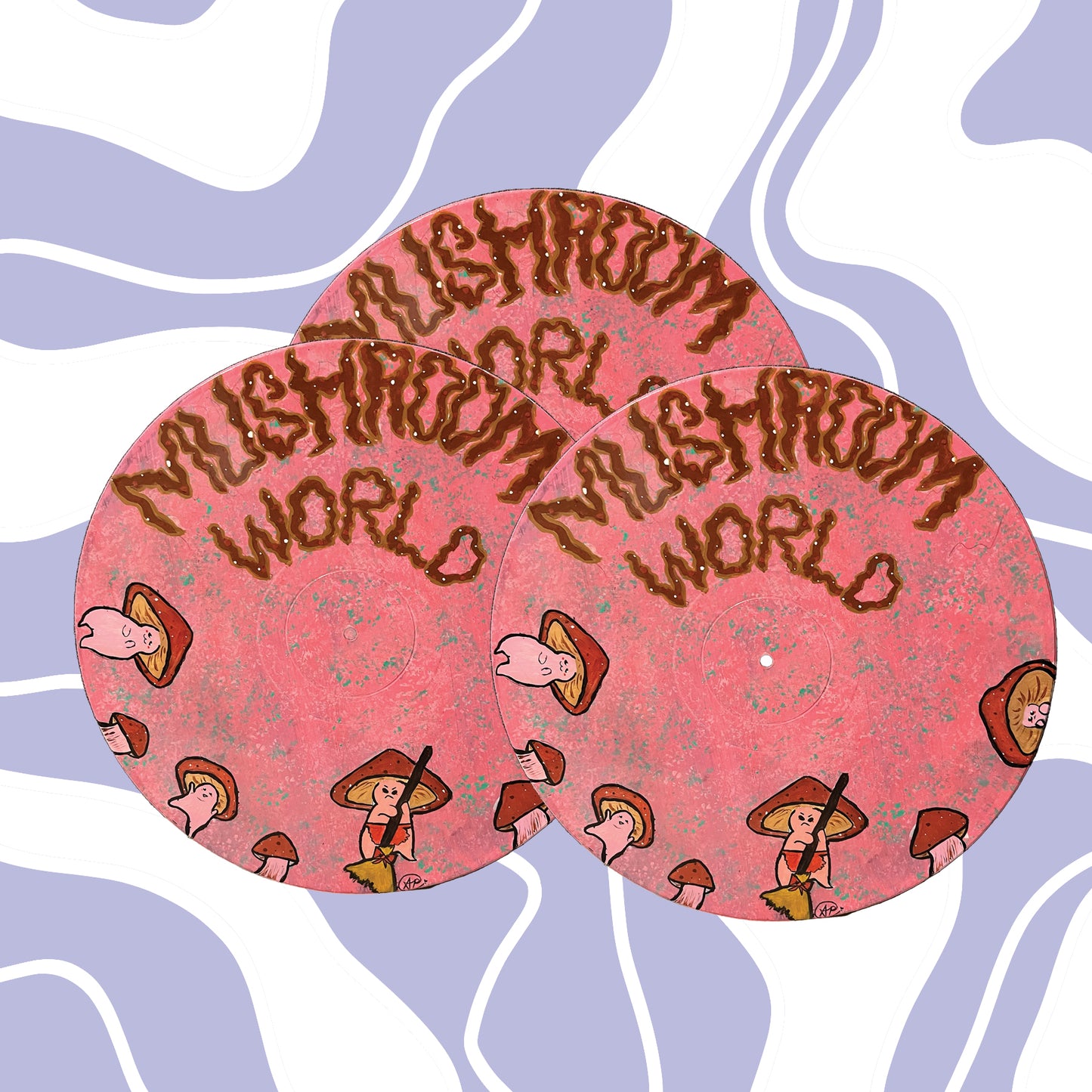 Mushroom World Sticker